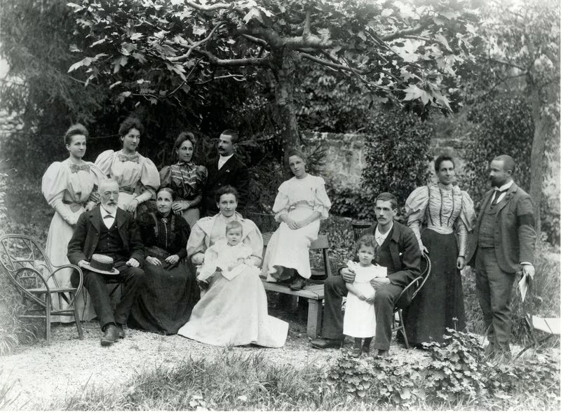 Daniel Peter, Fanny Peter-Cailler and children, -1898, NPCK X-1.10.4
