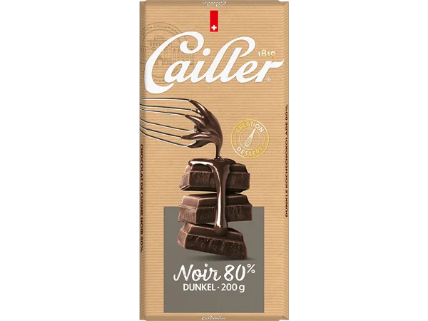 <span>CAILLER Dessert Noir 80%</span>

