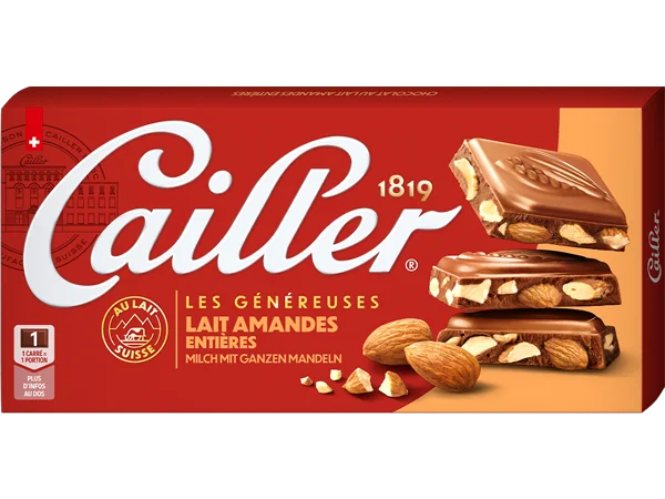 <span>CAILLER Lait Amandes Tablette</span>
