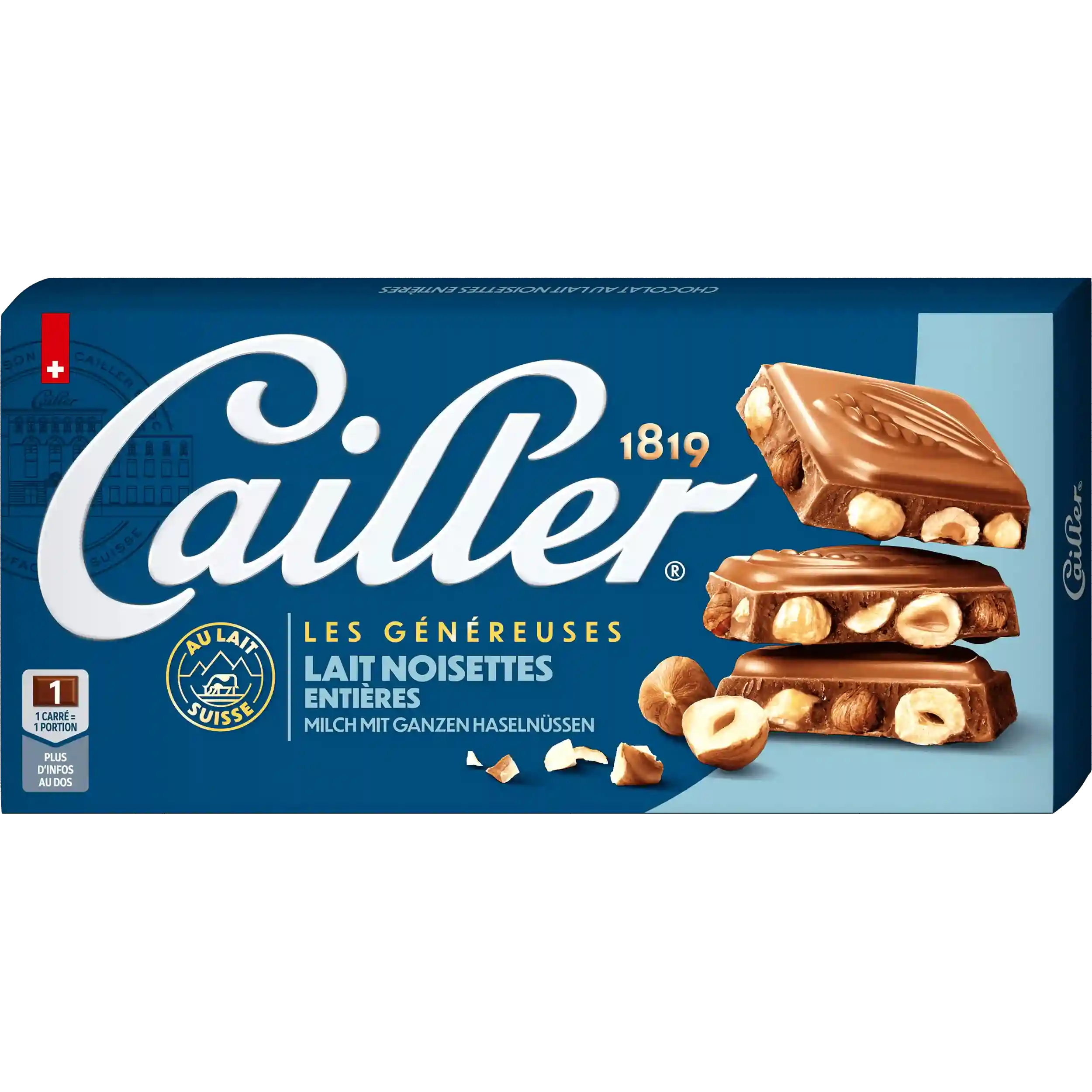 CAILLER Lait Noisettes entières