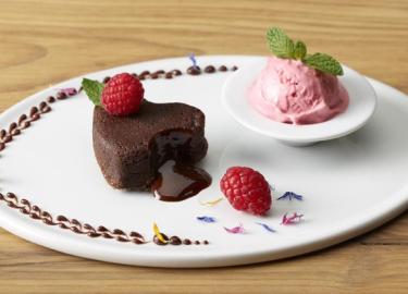 Soft chocolate hearts