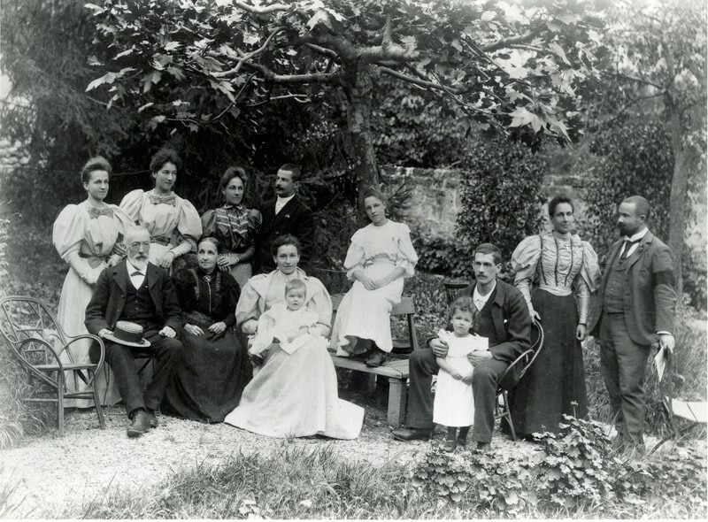 Daniel Peter, Fanny Peter-Cailler and children, -1898, NPCK X-1.10.4