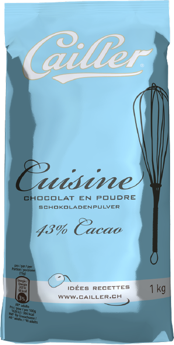 Chocolate powder CAILLER Cuisine Chocolate 1kg