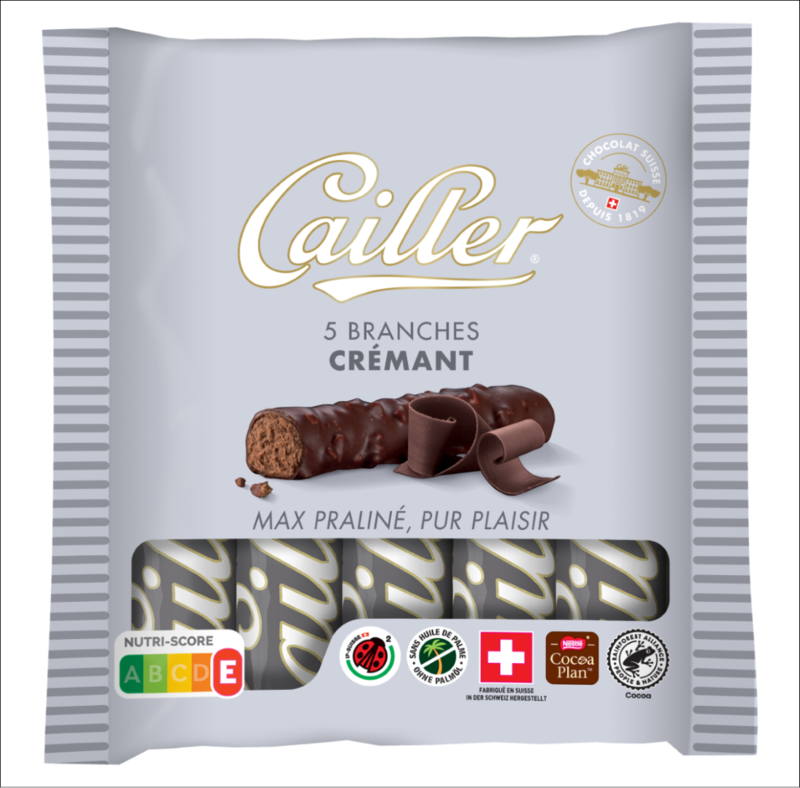 Branches crémant chocolat noir 5x23g