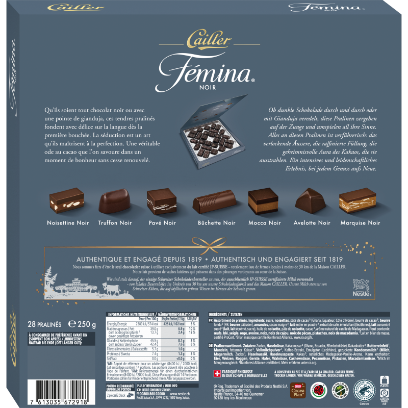 Cailler Femina Dark 250g